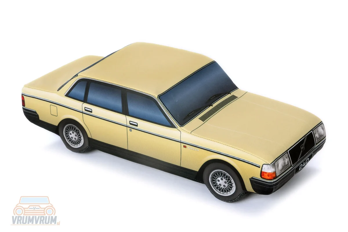 Volvo 240 Plüschauto Dekokissen