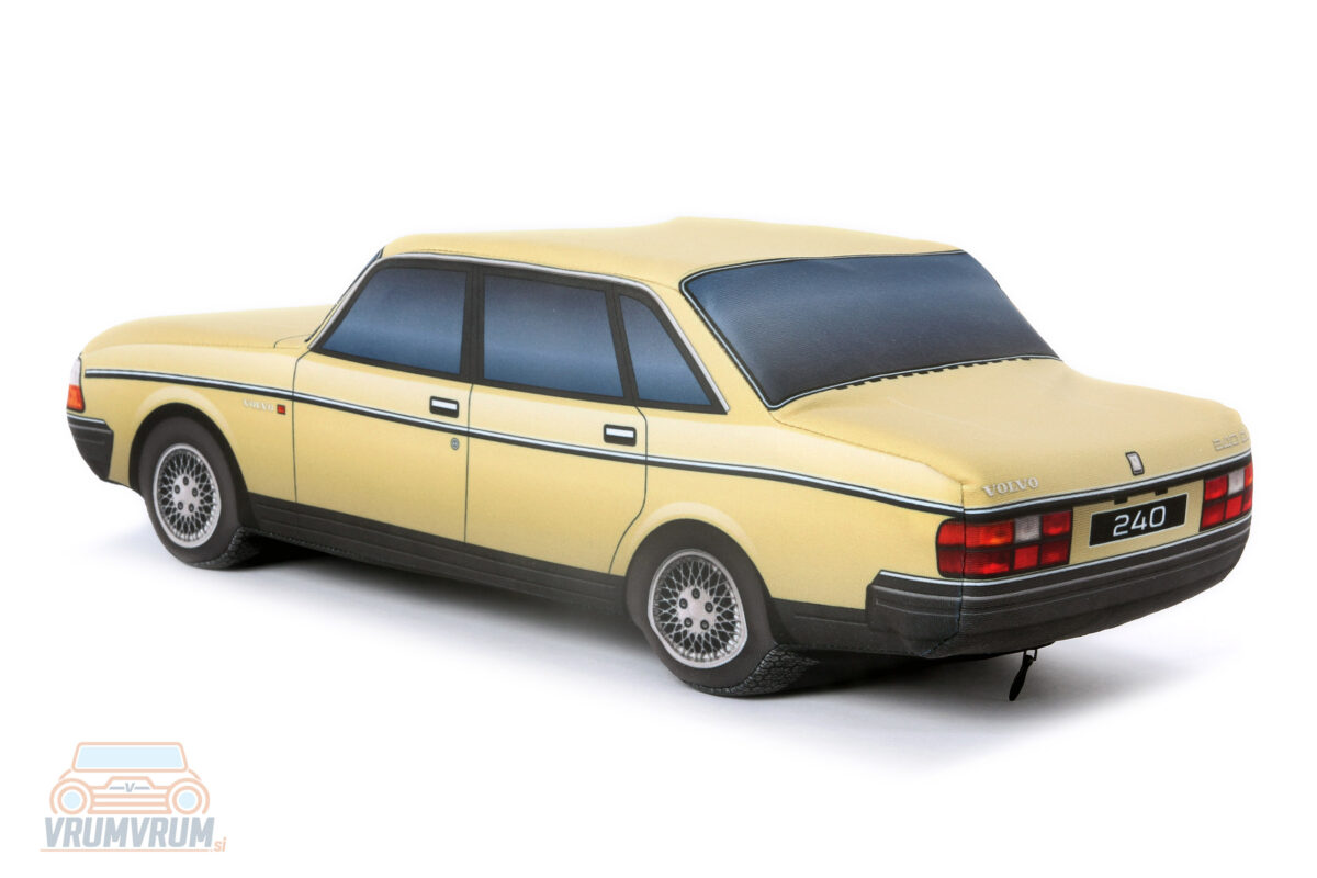 Volvo 240 Plüschauto Dekokissen