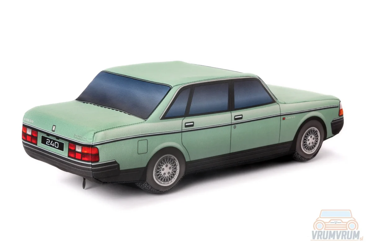 Volvo 240 Plüschauto Dekokissen