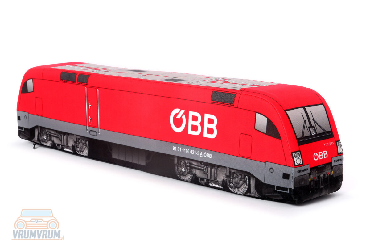 Train en peluche Siemens Eurosprinter vrumvrum