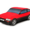 1984 honda crx af vrumvrum okrasna blazina