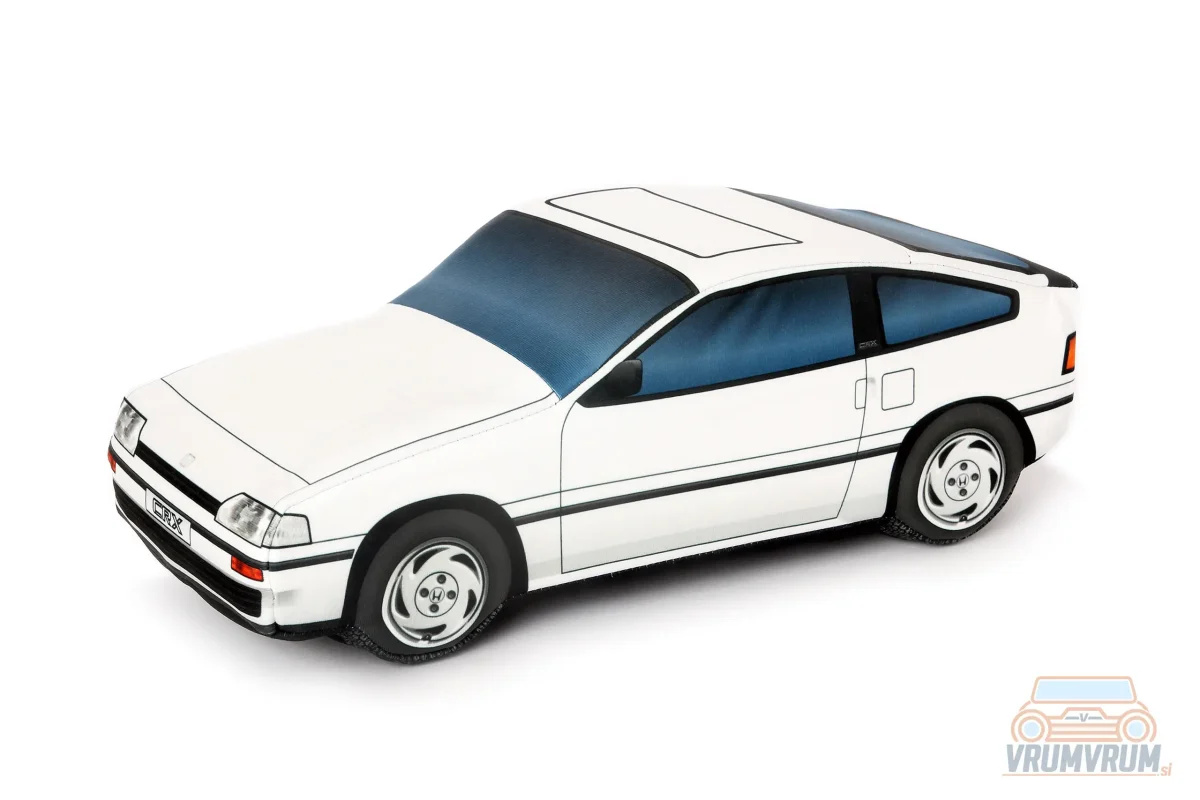 1986 honda crx as vrumvrum decorative cushion