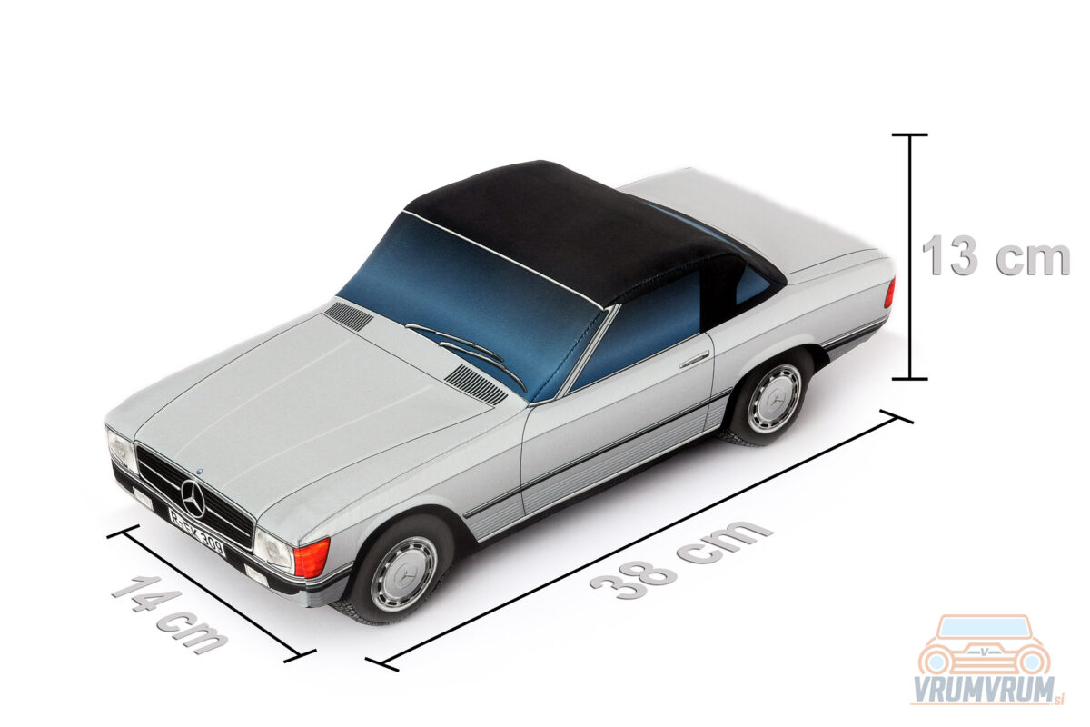 mercedes SL R107 vrumvrum okrasna blazina