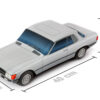 Mercedes SLC C107 coussin décoratif vrumvrum