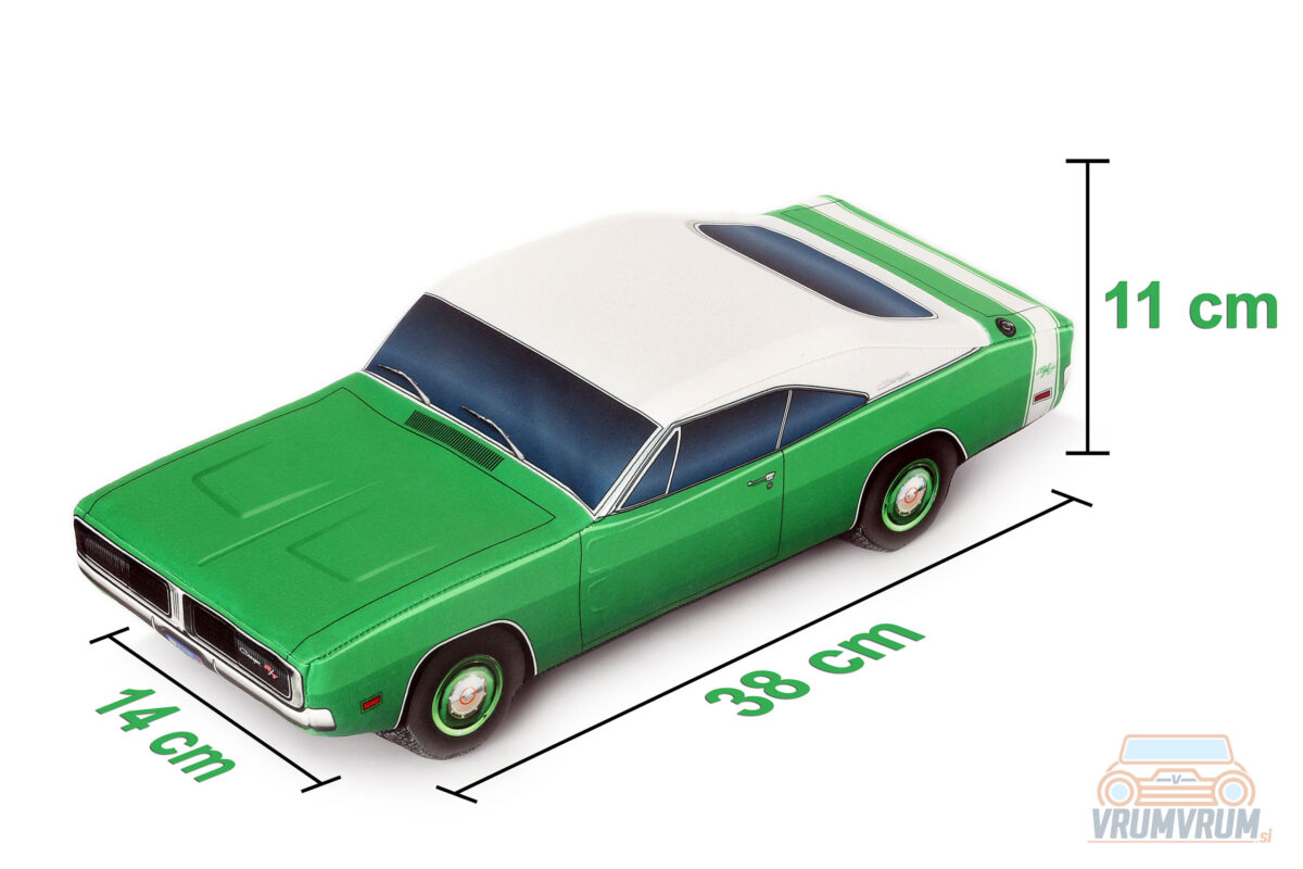 1969 Dodge Charger R/T vrumvrum dekokissen
