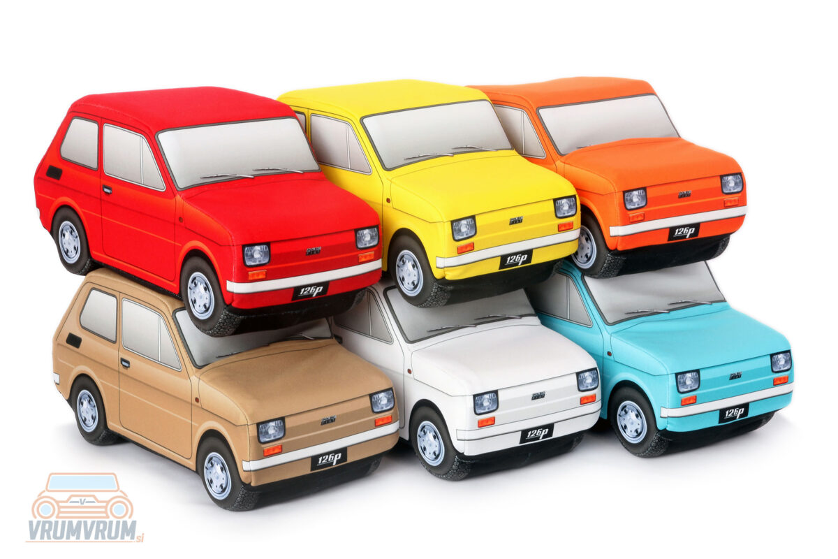 Polski Fiat 126p vrumvrum dekokissen